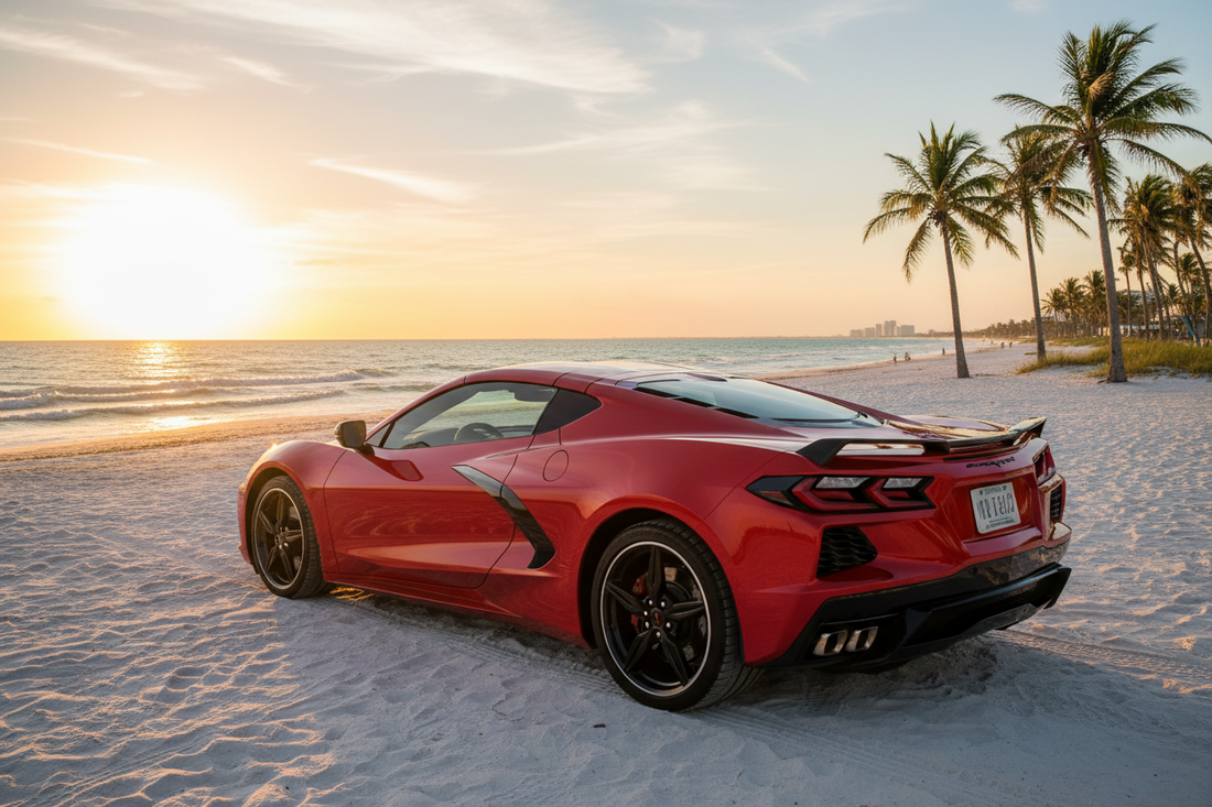 Corvette Rental Clearwater 2026 | C8 Beach Delivery