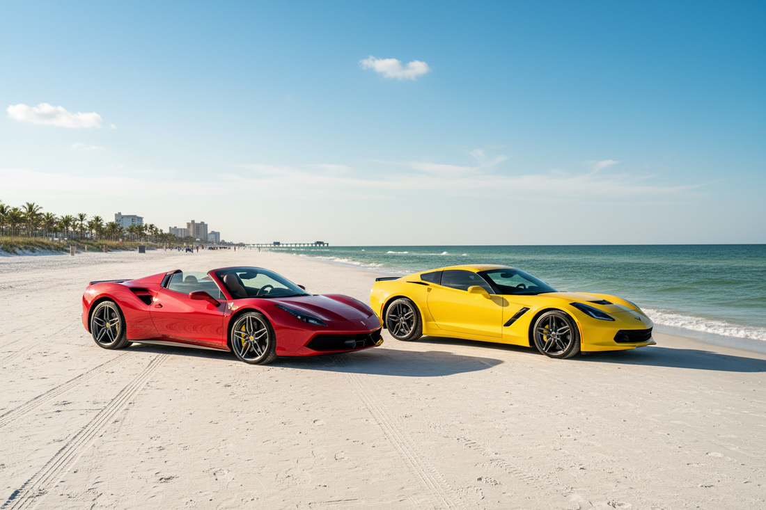 Exotic Car Rental Clearwater 2026 | Beach City Delivery