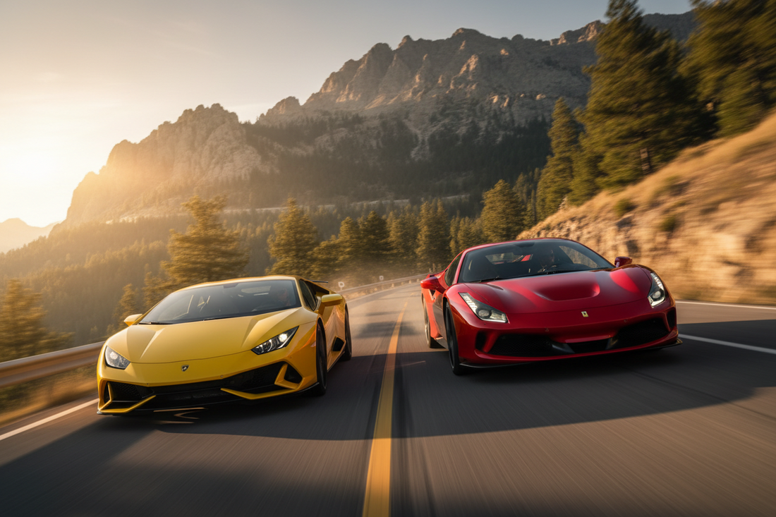 Rent Ferrari or Lamborghini Orlando | F8 Tributo vs Huracán