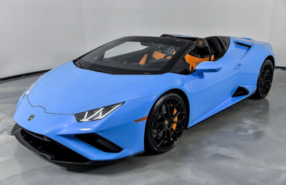 2022 Lamborghini Huracán EVO Spyder — Blu Cepheus rental in Sarasota, FL