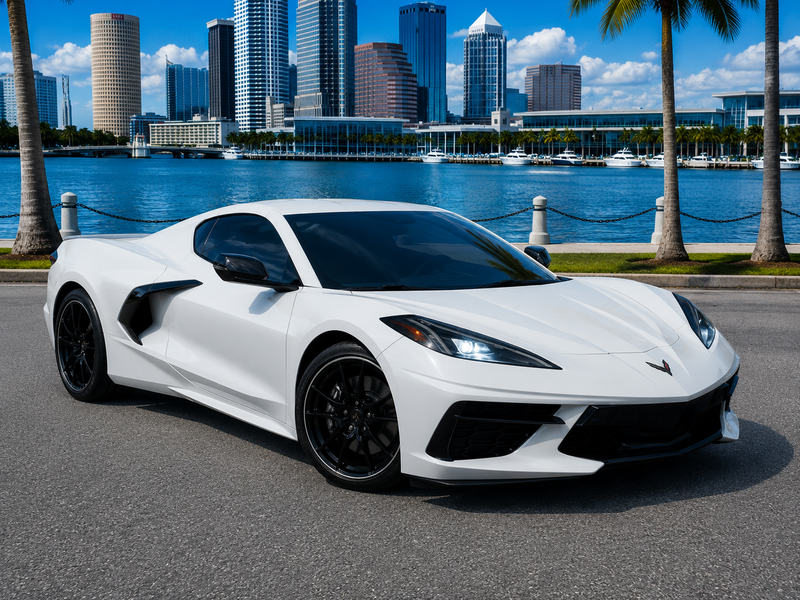 2023 Corvette C8 Stingray — Arctic White – Dallas, TX