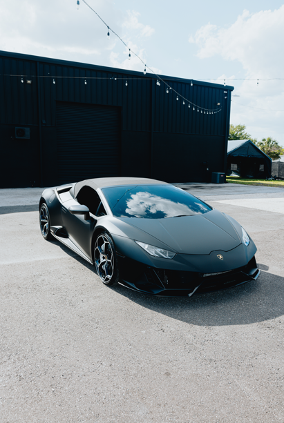2022 Lamborghini Huracán EVO Spyder — Matte Black rental San Antonio
